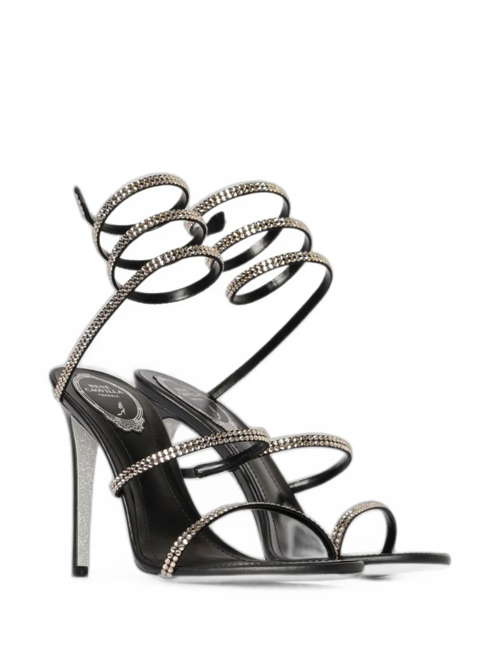 René Caovilla RENE CAOVILLA SANDALI CON TACCO DONNA NERO Zwart