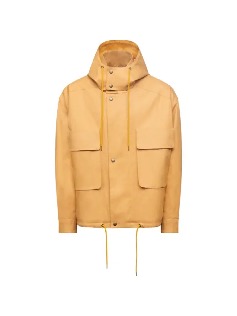 MM6 Maison Margiela coated cotton hooded jacket