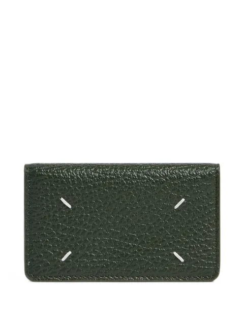 Maison Margiela Four Stitches grainy leather cardholder