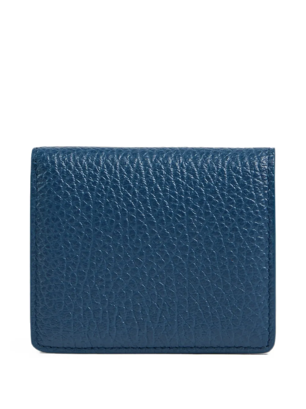 Maison Margiela Leren pasjeshouder met stiksels Blauw