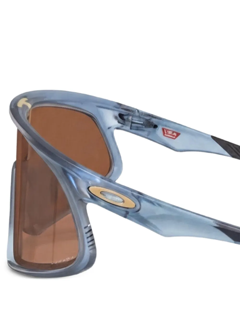 Oakley Zonnebril met geometrisch montuur Blauw