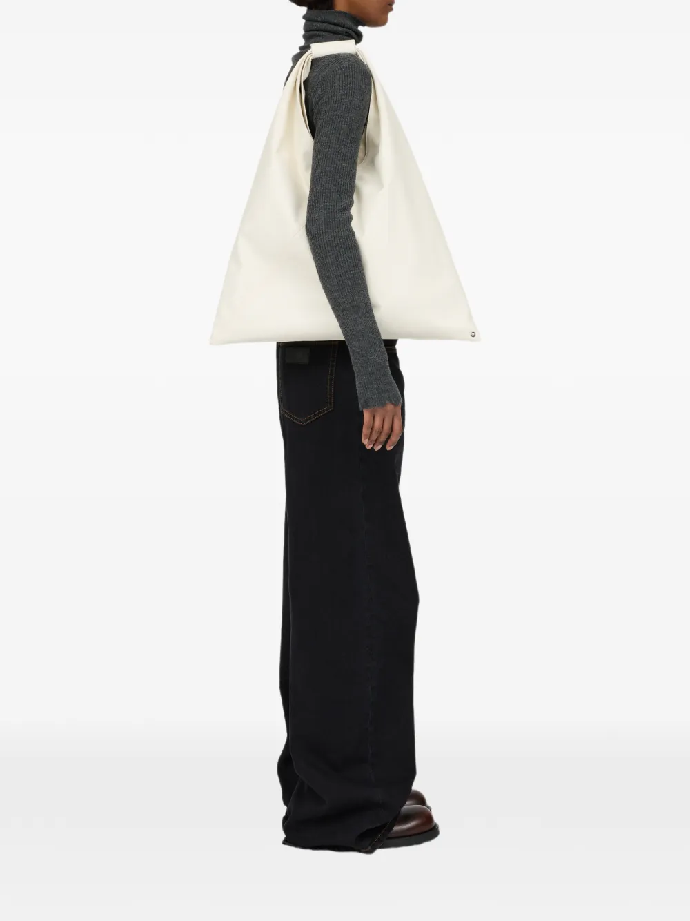 MM6 Maison Margiela classic Japanese handbag - Toni neutri