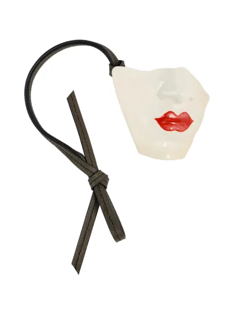 Maison Margiela Broken Doll Face Lips bag charm