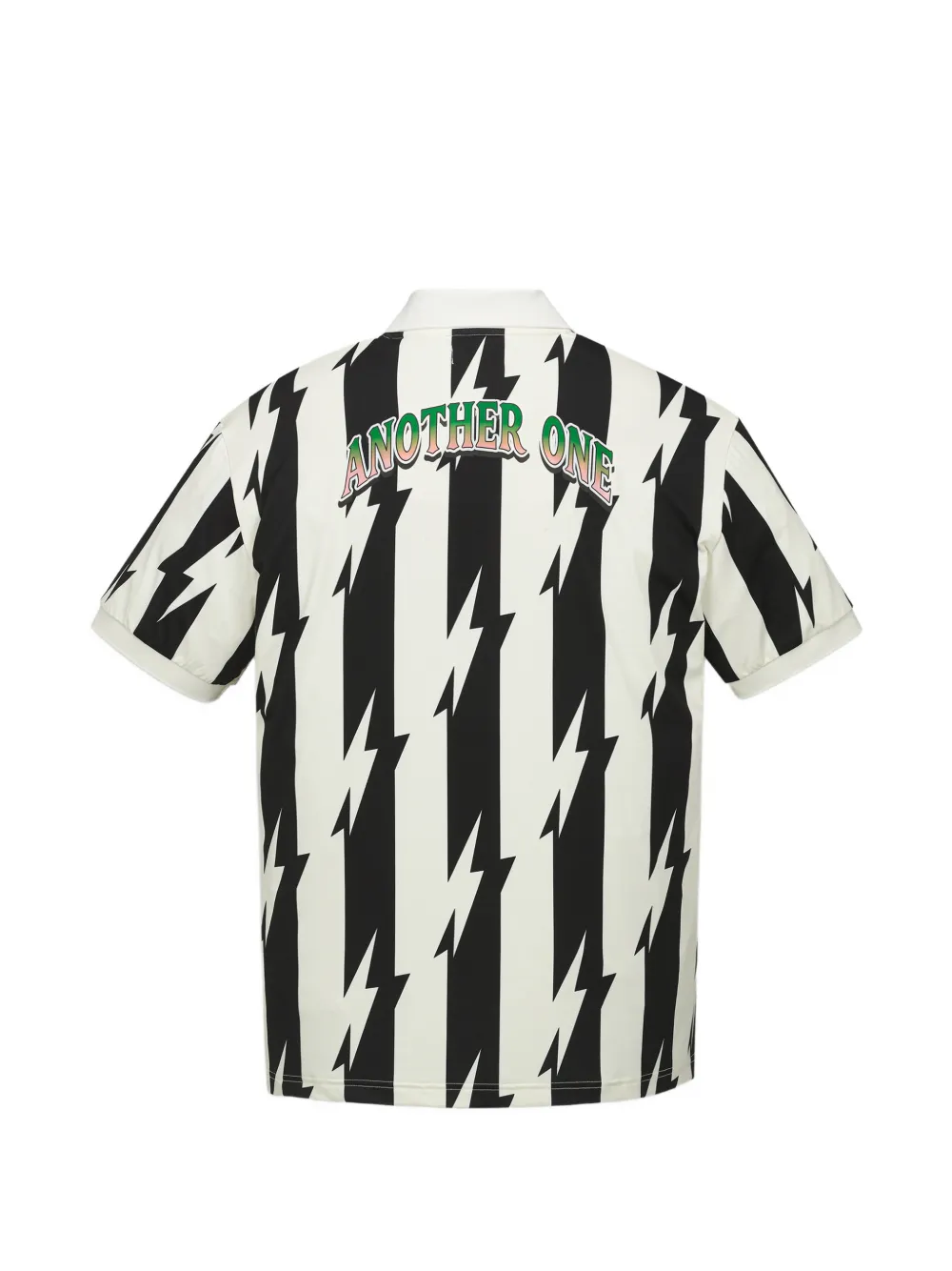 MCM x We The Best poloshirt met bliksemflits-print Wit