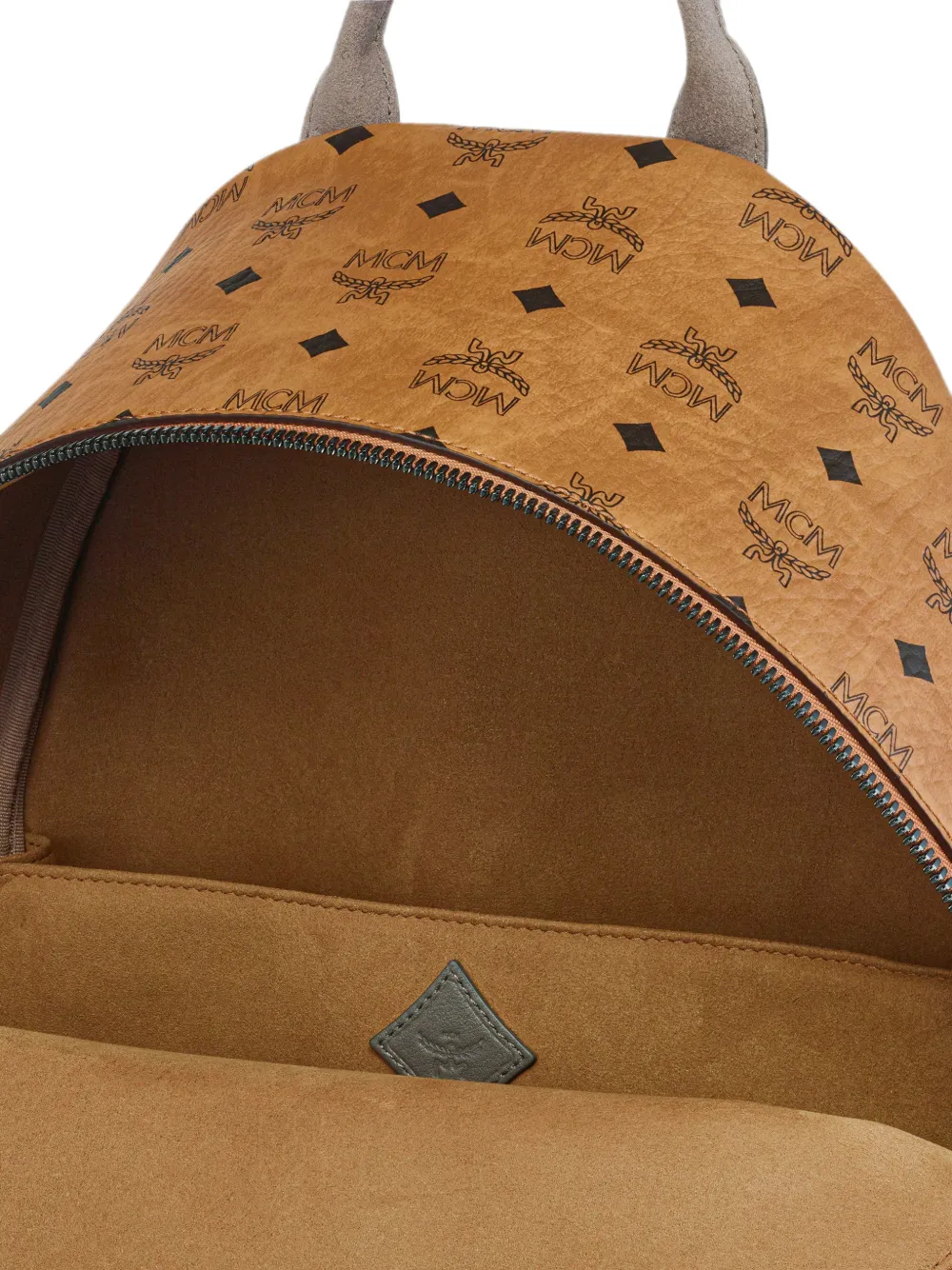 MCM x We The Best Stark medium rugzak met Visetos-print Bruin