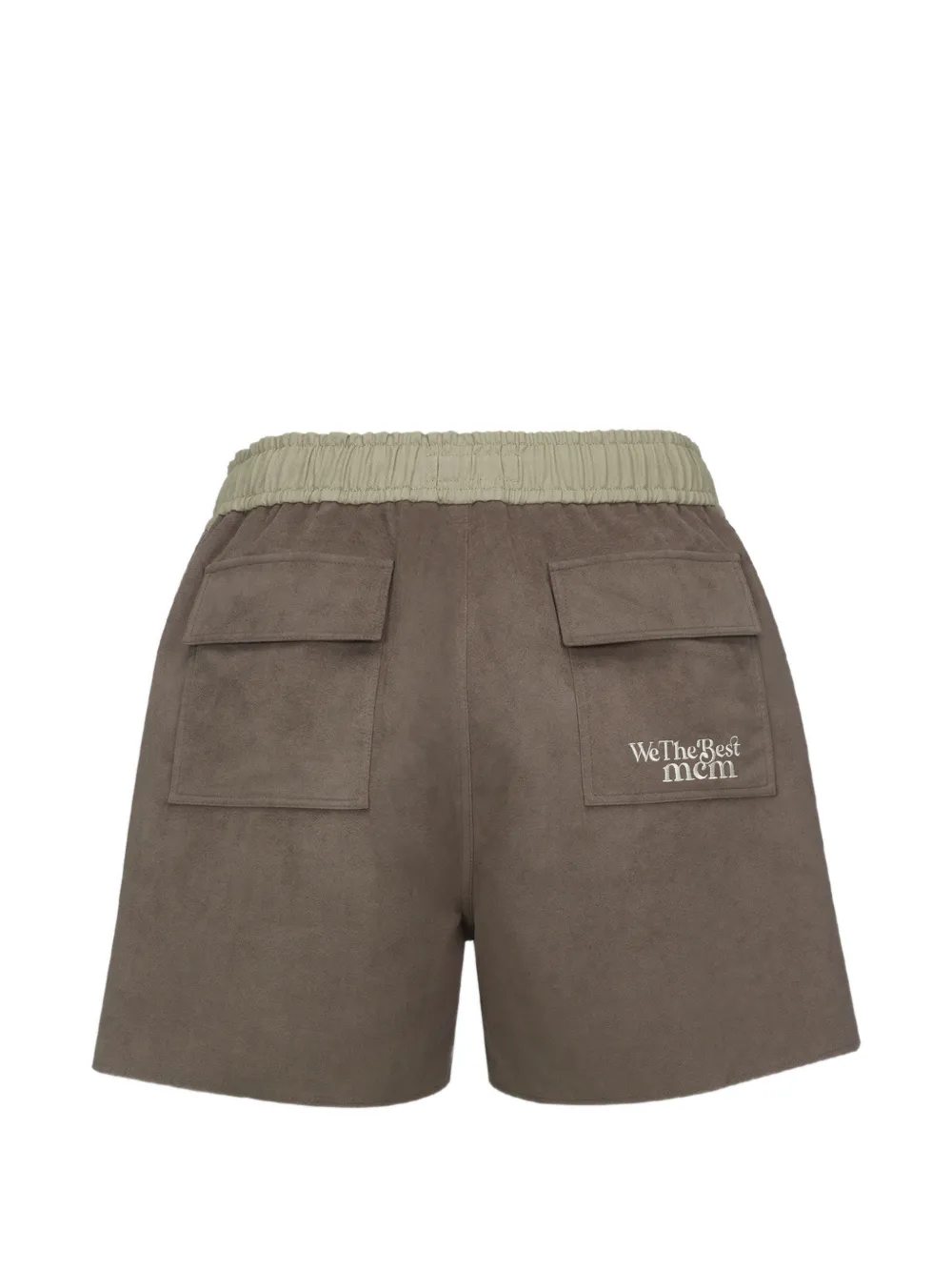 MCM x We The Best ultrasuède shorts Grijs