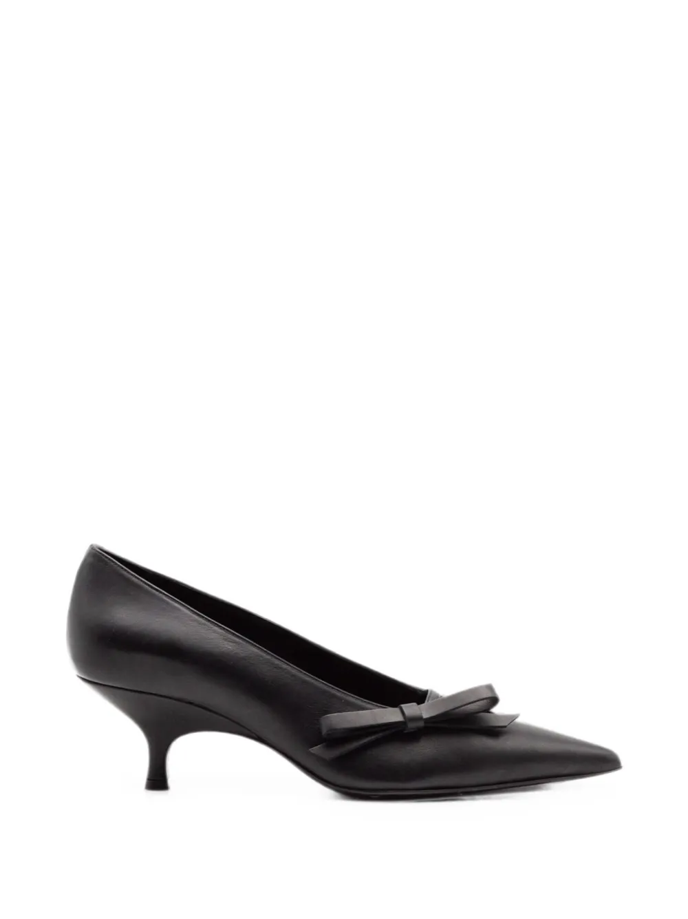 GIABORGHINI Oli bow-detail pumps Zwart