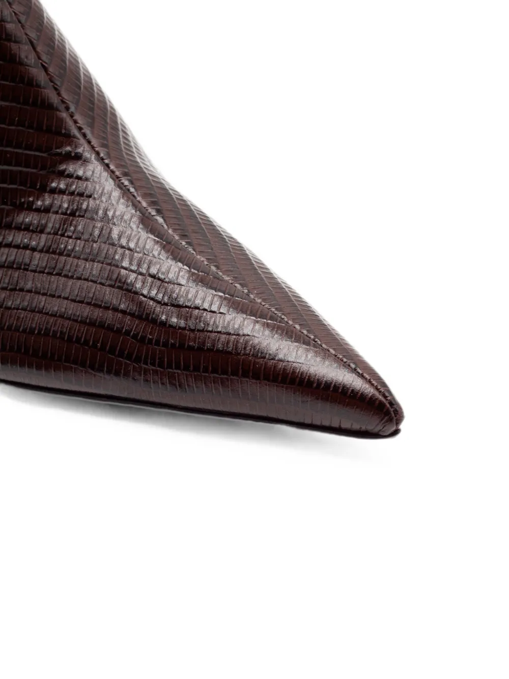 GIABORGHINI Tara reptile-effect Chelsea ankle boots Bruin