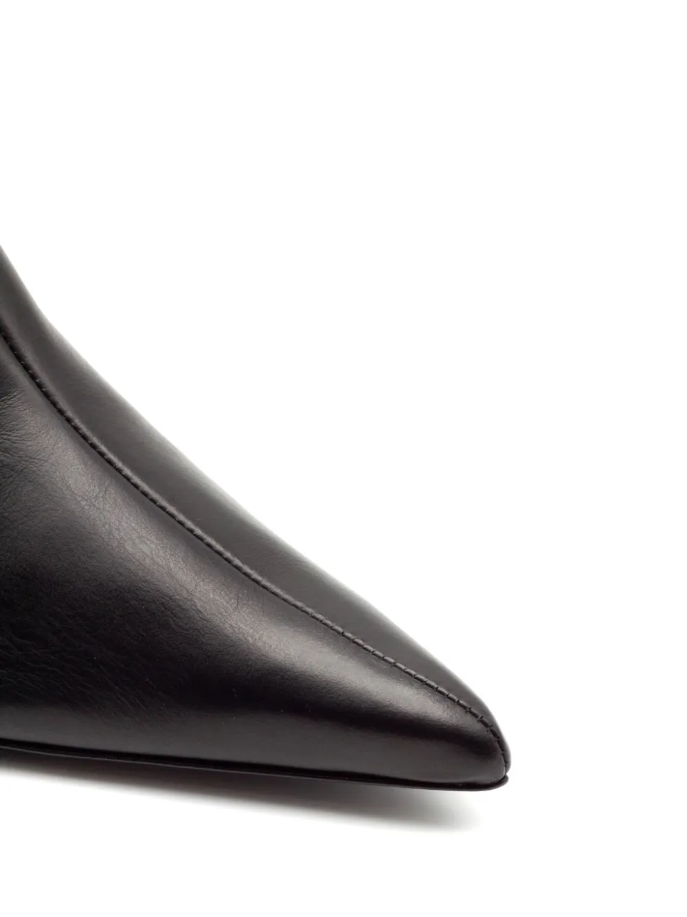 GIABORGHINI Tara elastic-panel Chelsea ankle boots Zwart