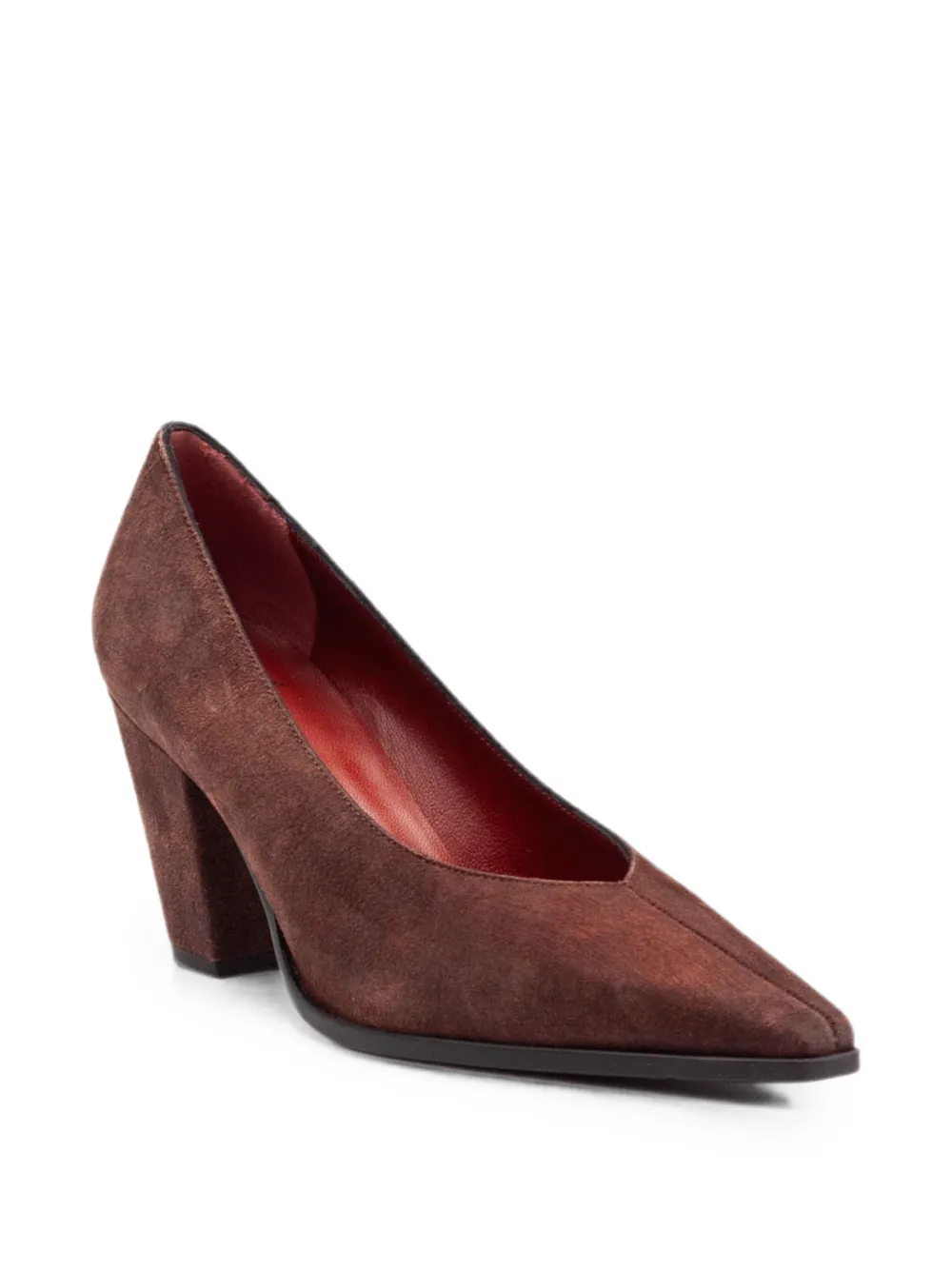 Festa Milano Wara pumps met toelopende neus Bruin