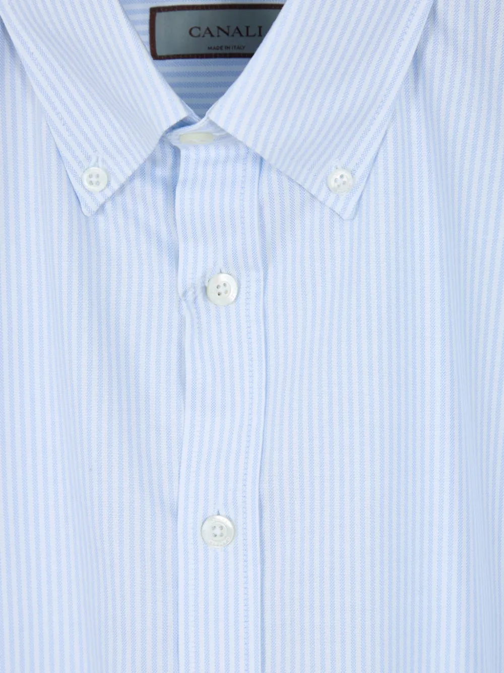 Canali Button-down overhemd Blauw