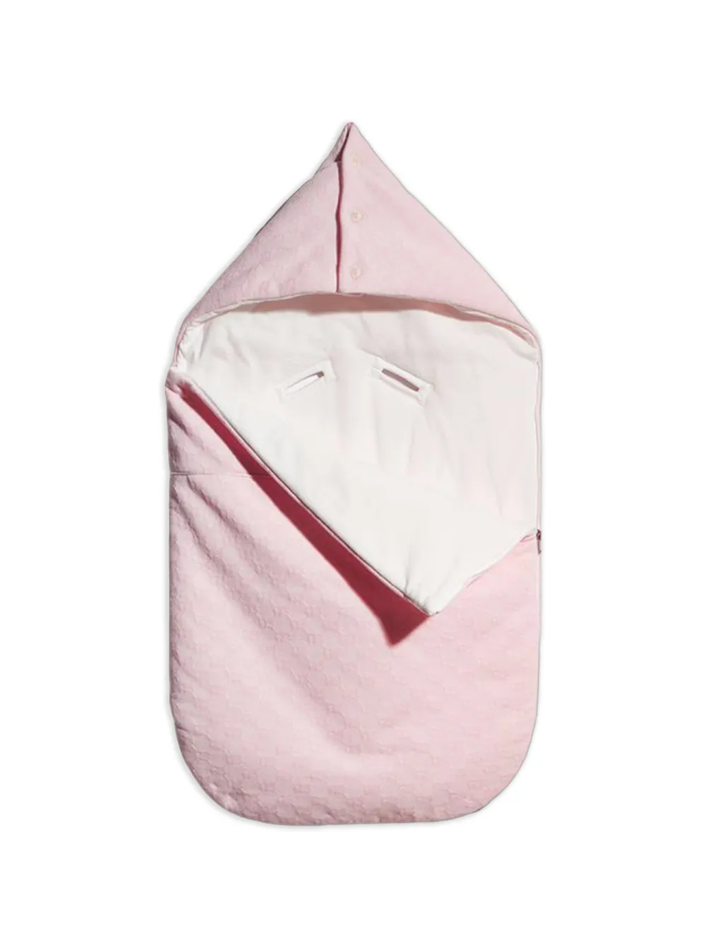 Gucci Kids GG-piquet baby nest - Rosa