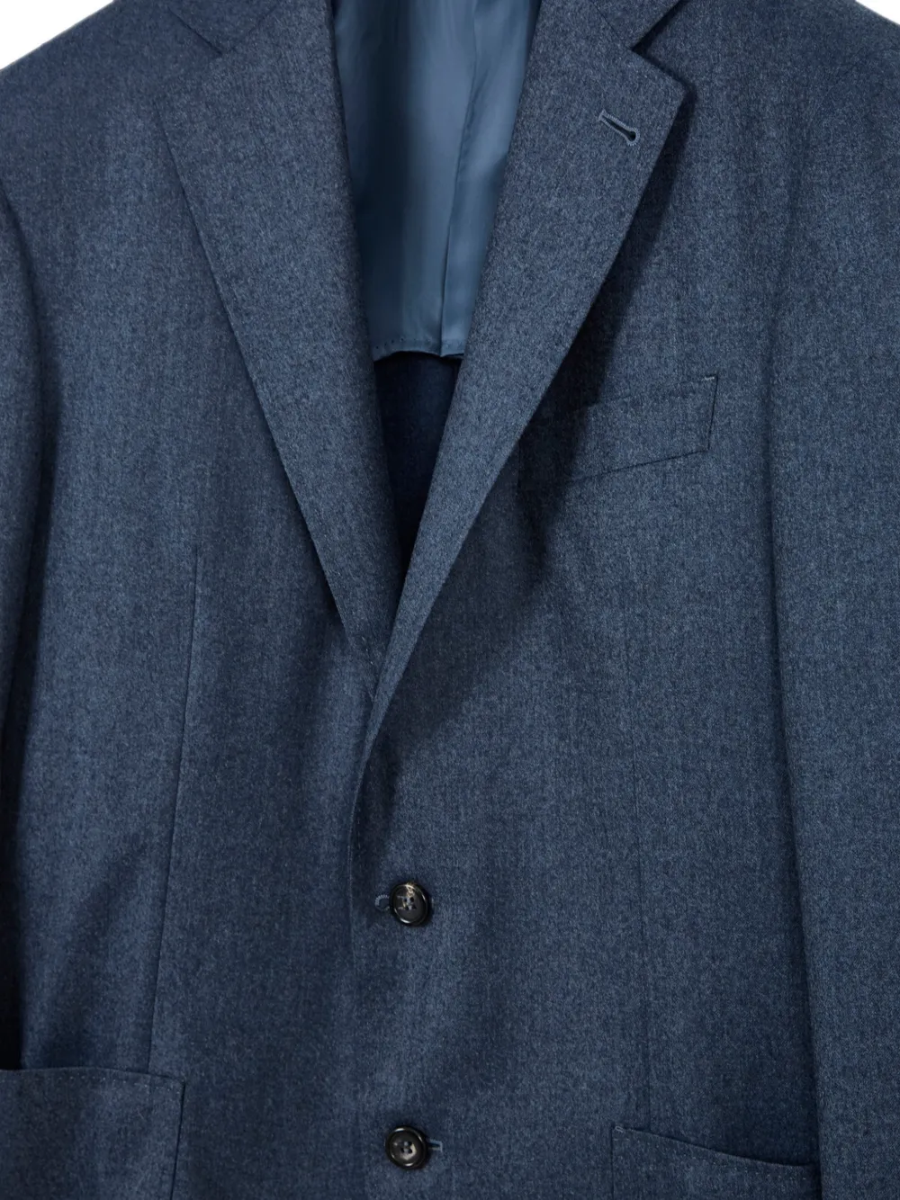 Canali Blazer met enkele rij knopen Blauw