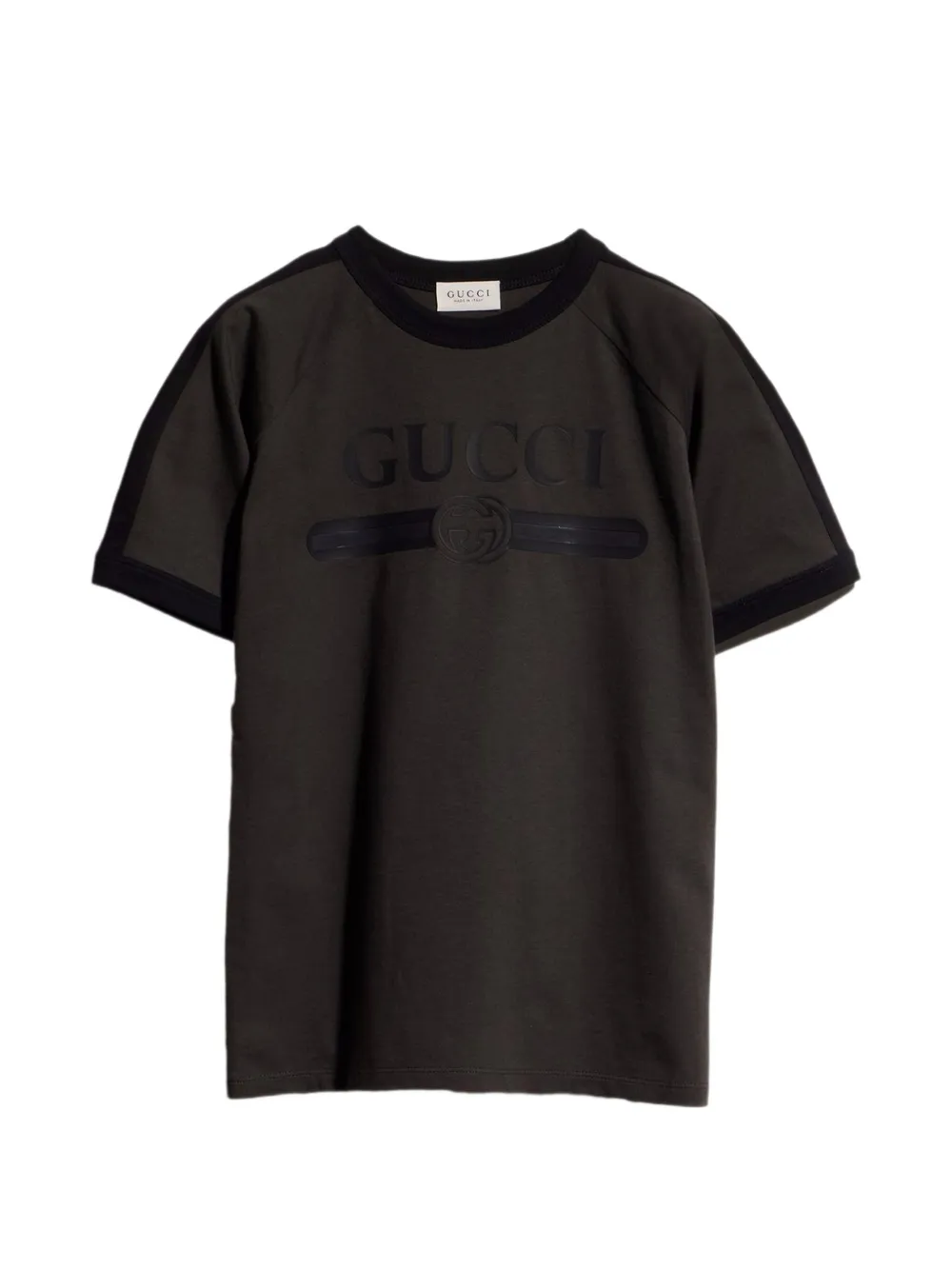 Gucci Kids logo-print T-shirt - Grau