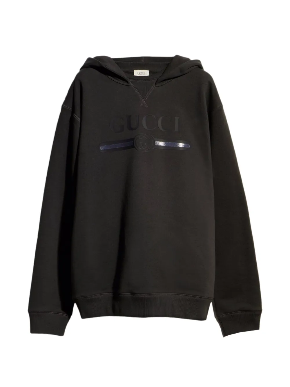 Gucci Kids logo-print hoodie - Schwarz