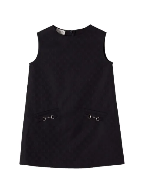 Gucci Kids Horsebit GG-jacquard dress