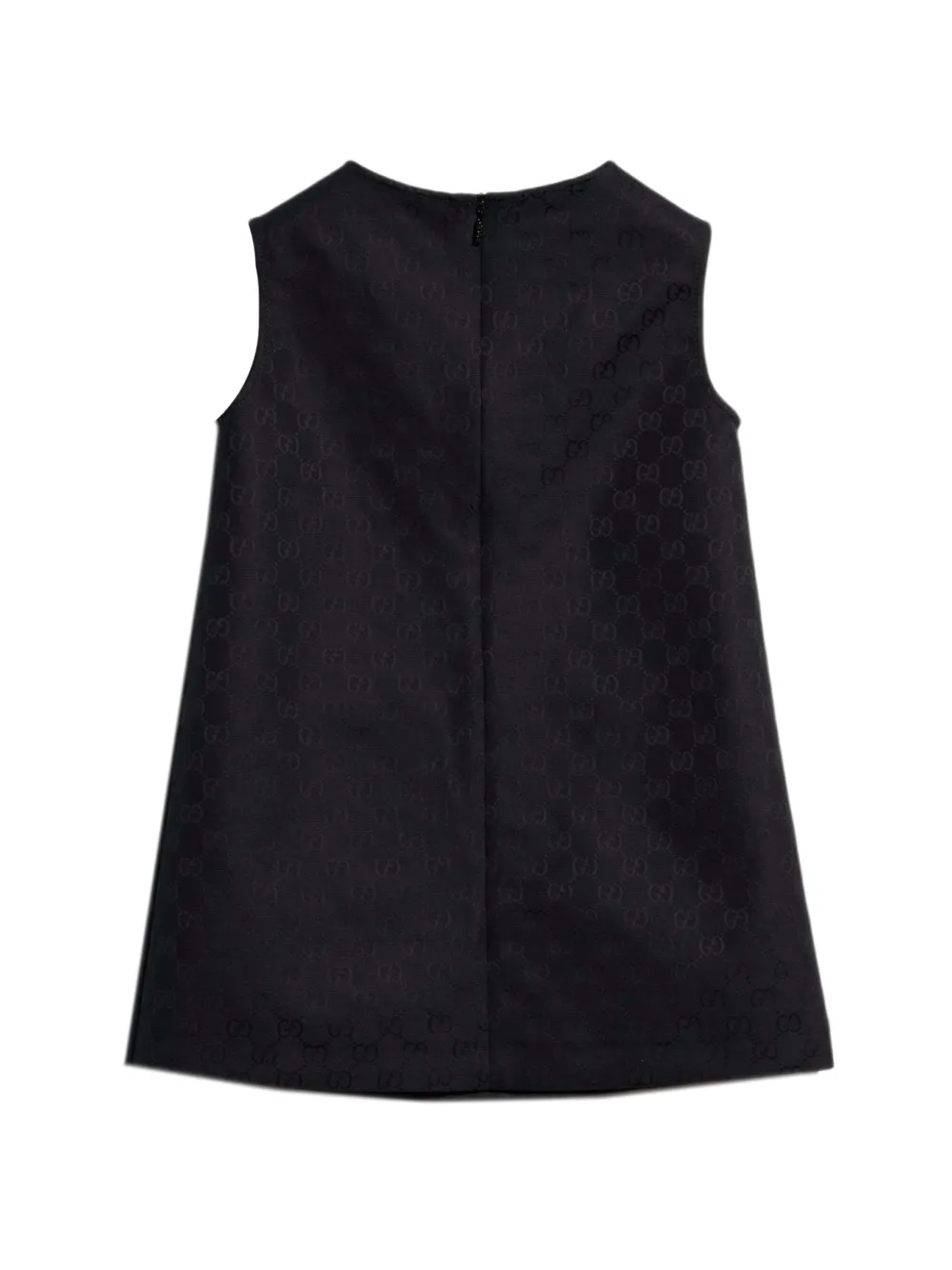 Gucci Kids Jurk met GG-jacquard Zwart