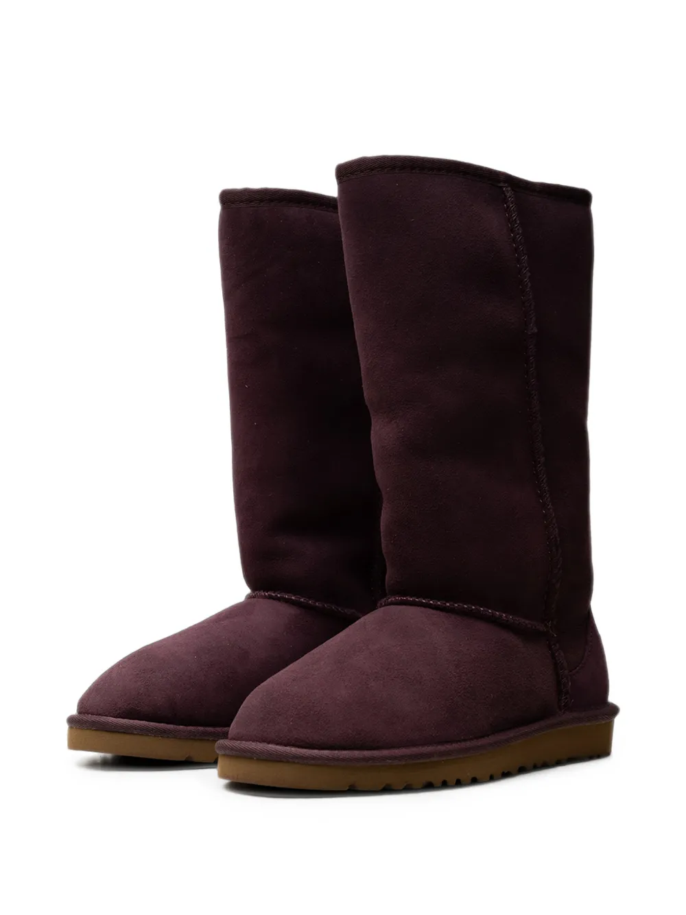 UGG Kids Classic Tall logo-patch boots Paars