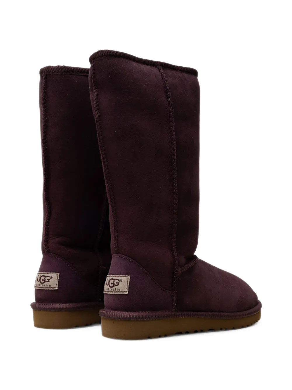 UGG Kids Classic Tall logo-patch boots Paars