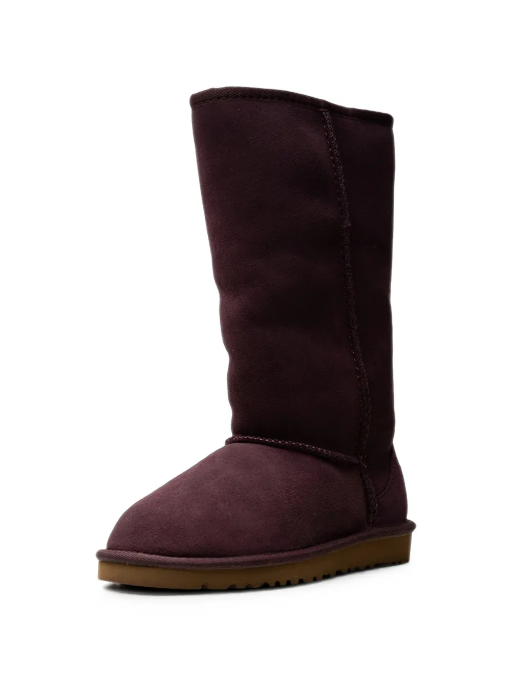 UGG Kids Classic Tall logo-patch boots Paars