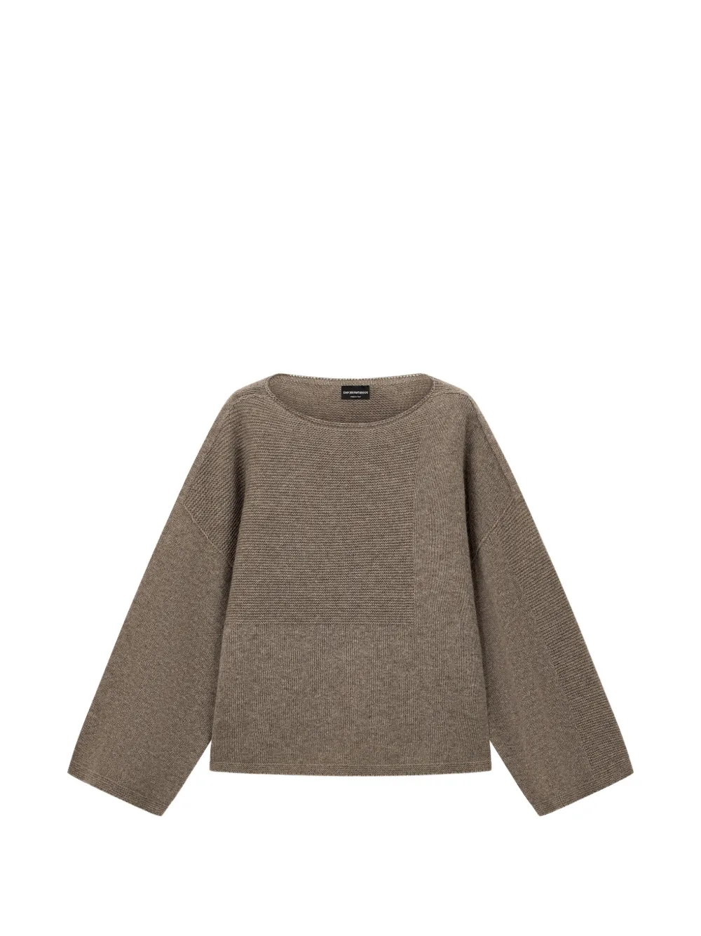 Emporio Armani fine-knit drop-shoulder sweater