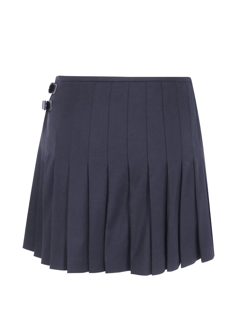 Emporio Armani Mini-rok met plooien en gesp-detail Blauw