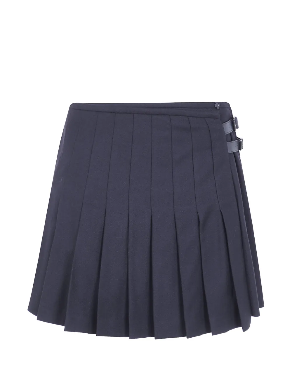 Emporio Armani Midirock mit Schnallen - Blau