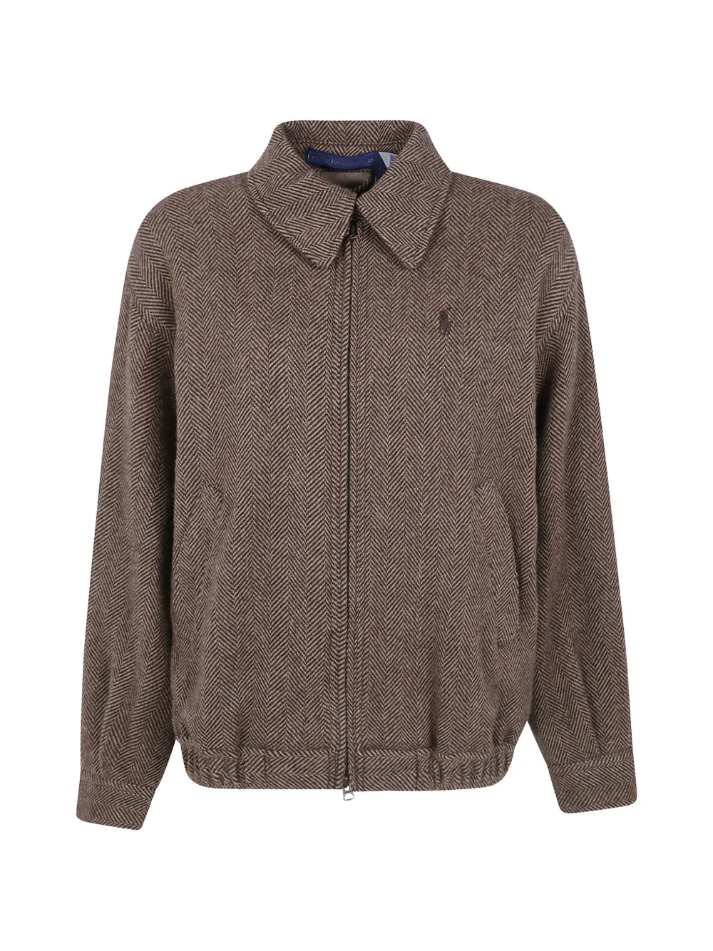 Polo Ralph Lauren herringbone-pattern wool jacket - Braun