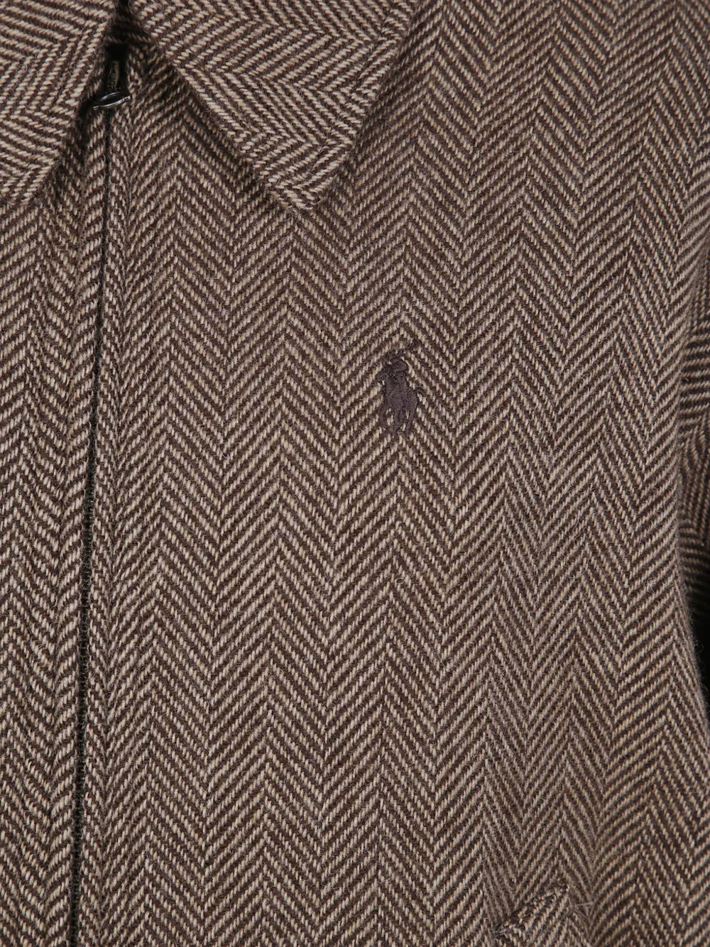 Polo Ralph Lauren Jack met visgraatpatroon Bruin
