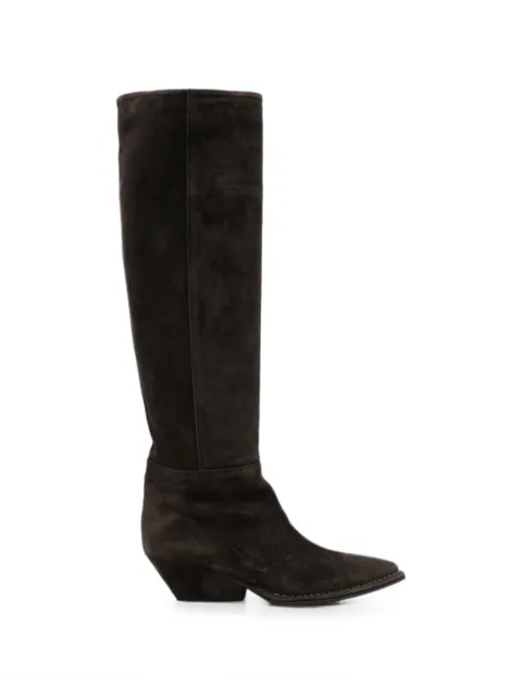 Del Carlo pointed-toe suede boots