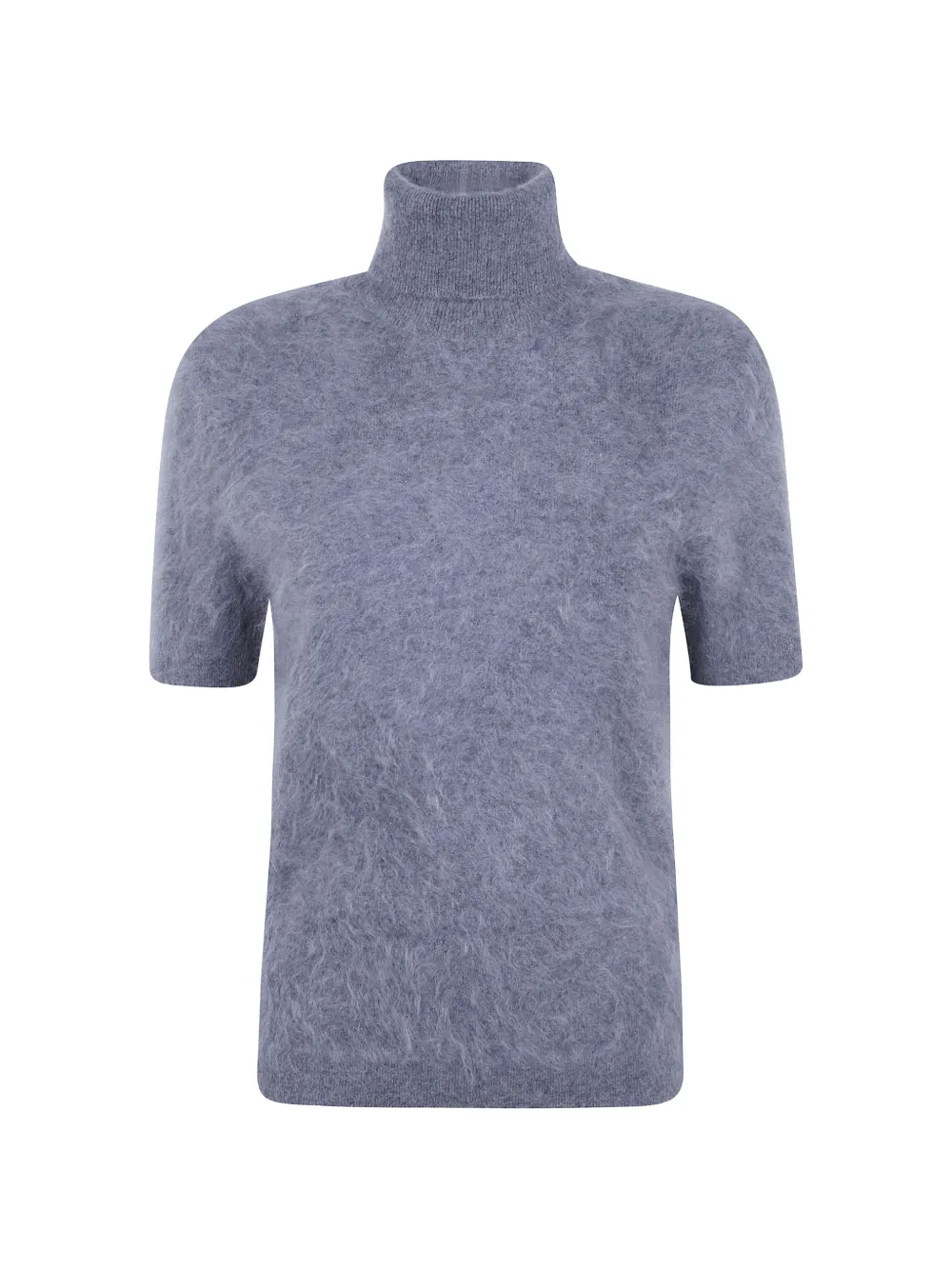 Seventy short-sleeve roll-neck top - Grigio