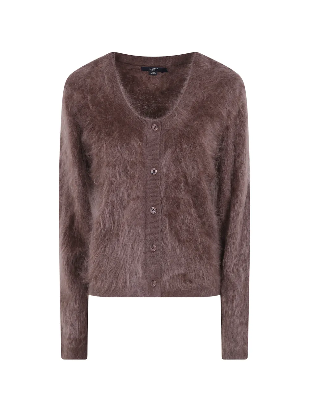 Seventy brushed-finish cashmere cardigan - Braun