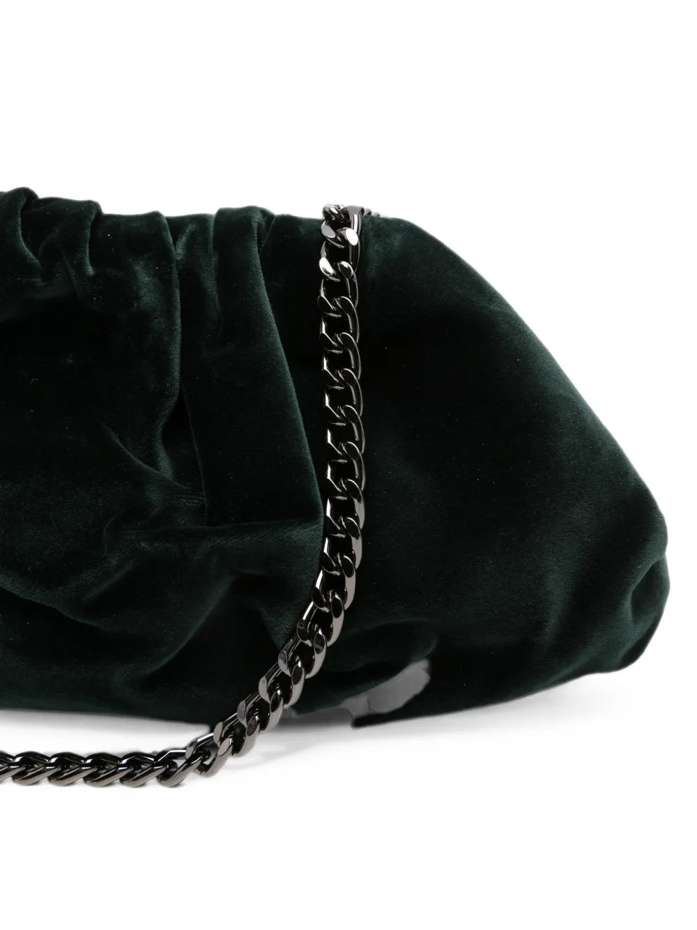 Antonelli Clutch met ruches Groen