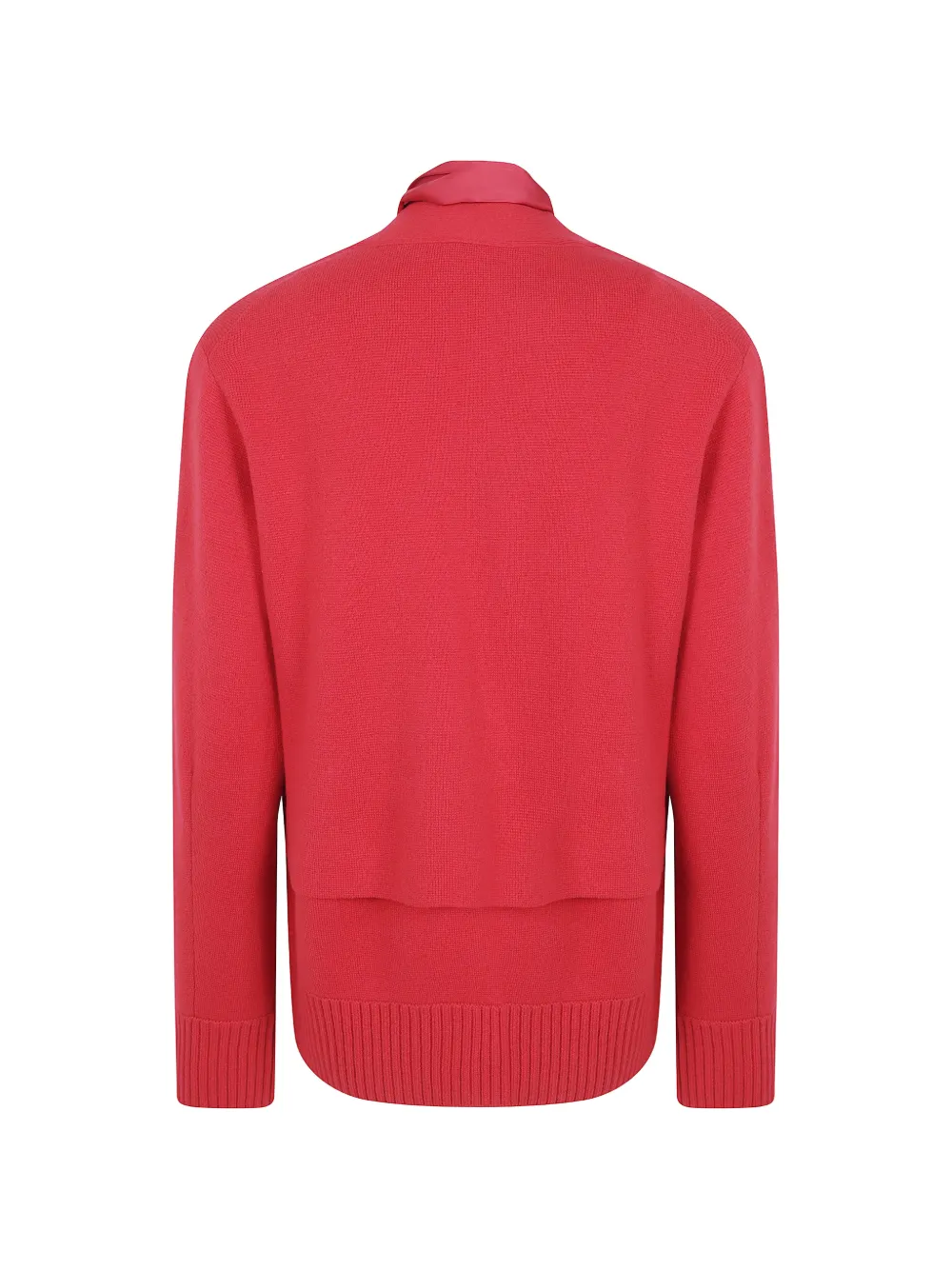 sacai Gelaagd vest met striksluiting Rood