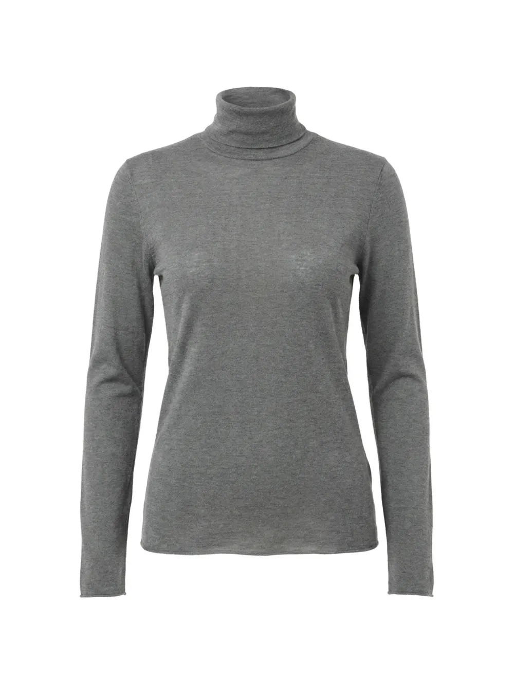 Purotatto roll-neck long-sleeve sweater - Grau