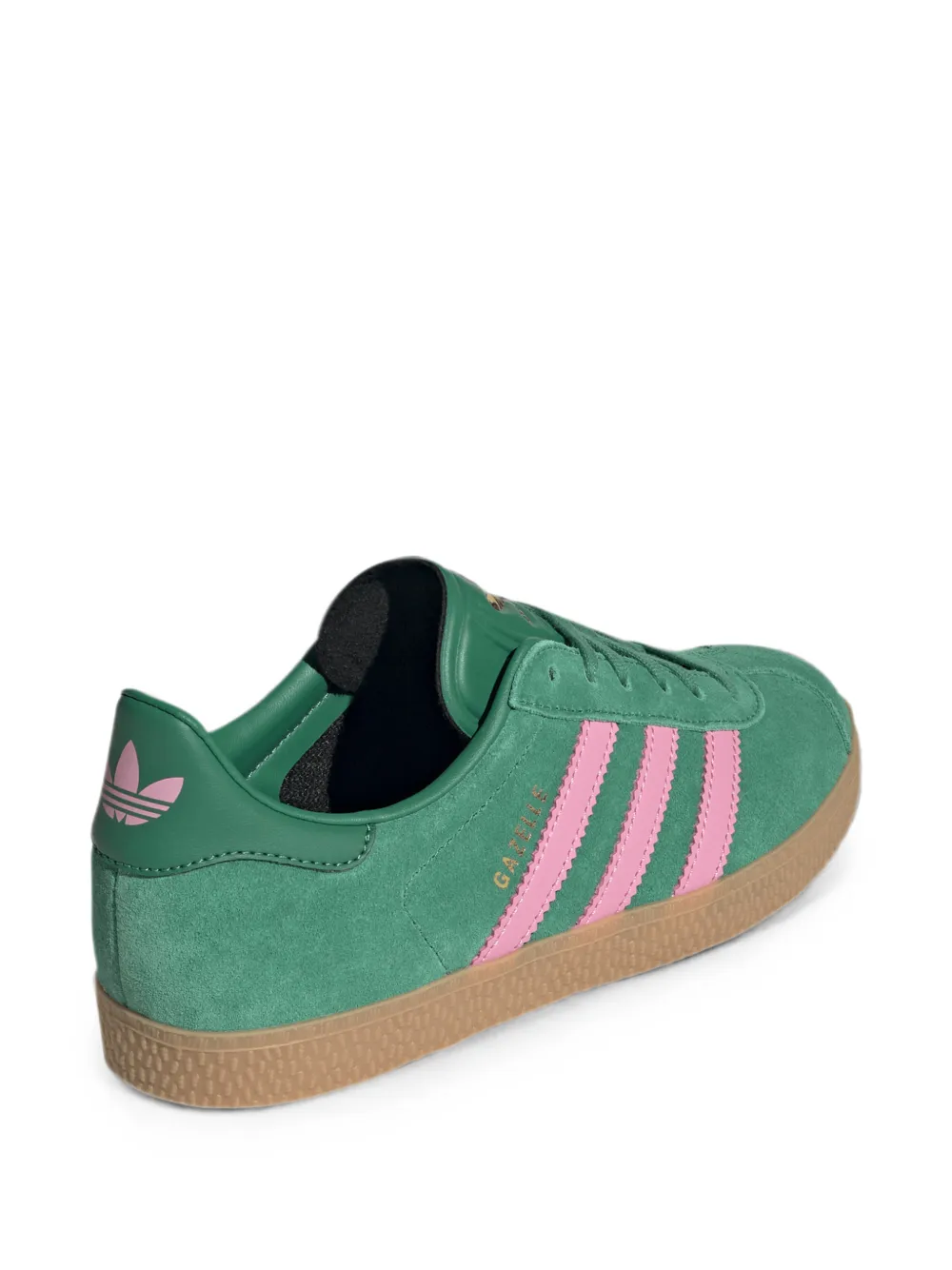 adidas Kids Gazelle Bold "Green Pink" sneakers Groen