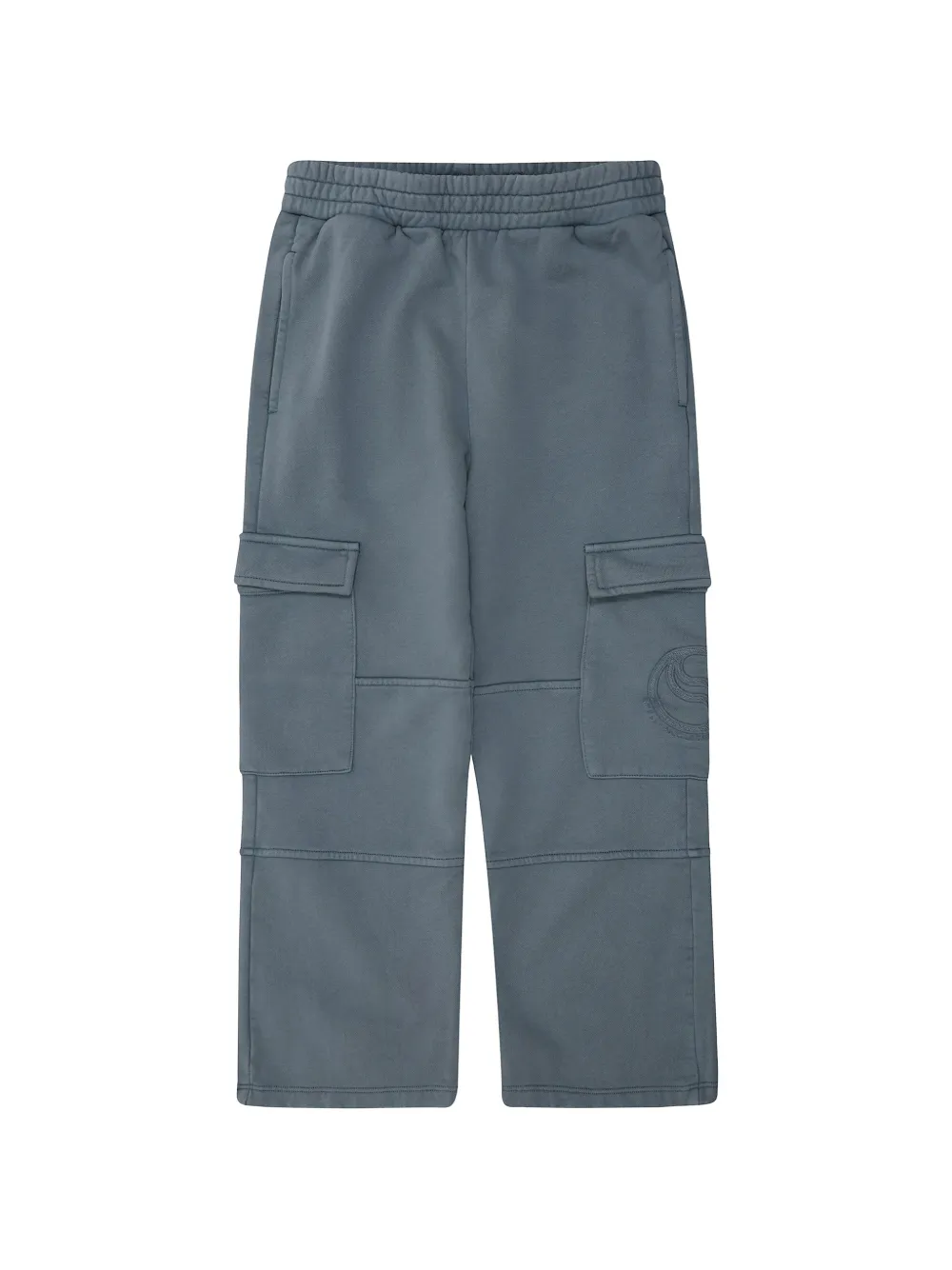 Stella McCartney Kids logo-embroidered cargo pants - Blu