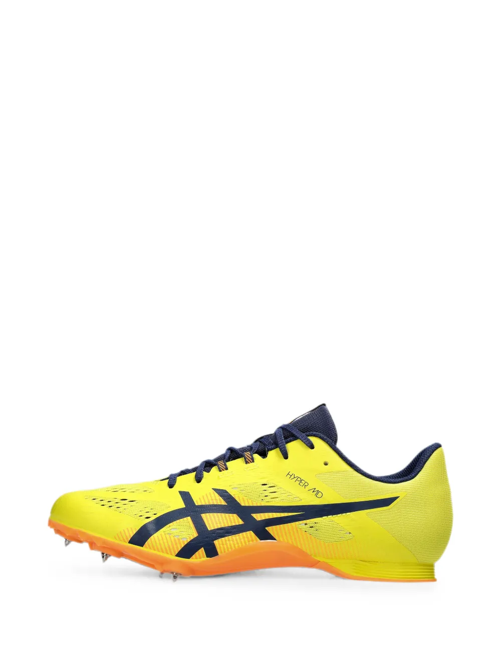 ASICS Hyper MD 8 sneakers met spikes Geel