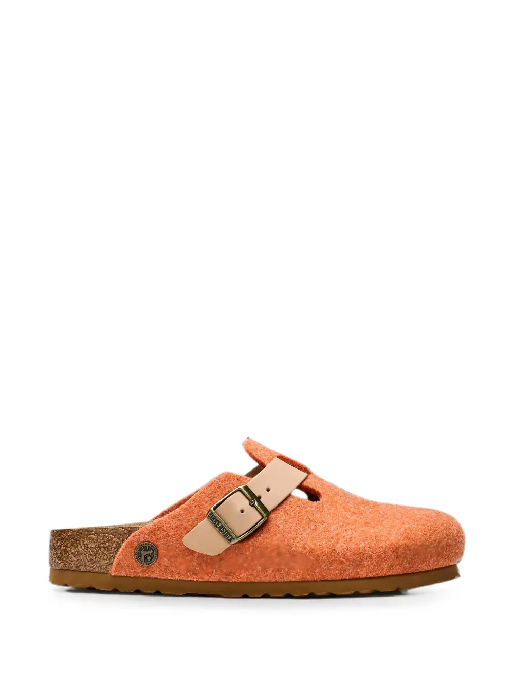Birkenstock x Concepts Boston felt mules Oranje