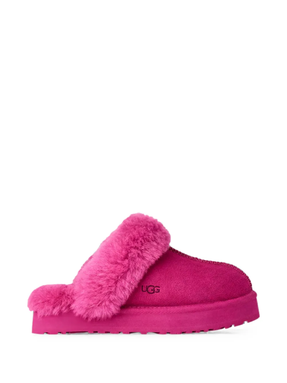 UGG Kids Disquette shearling slippers Roze