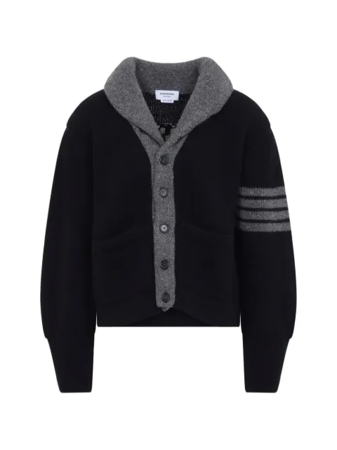 Thom Browne cárdigan con motivo 4-Bar