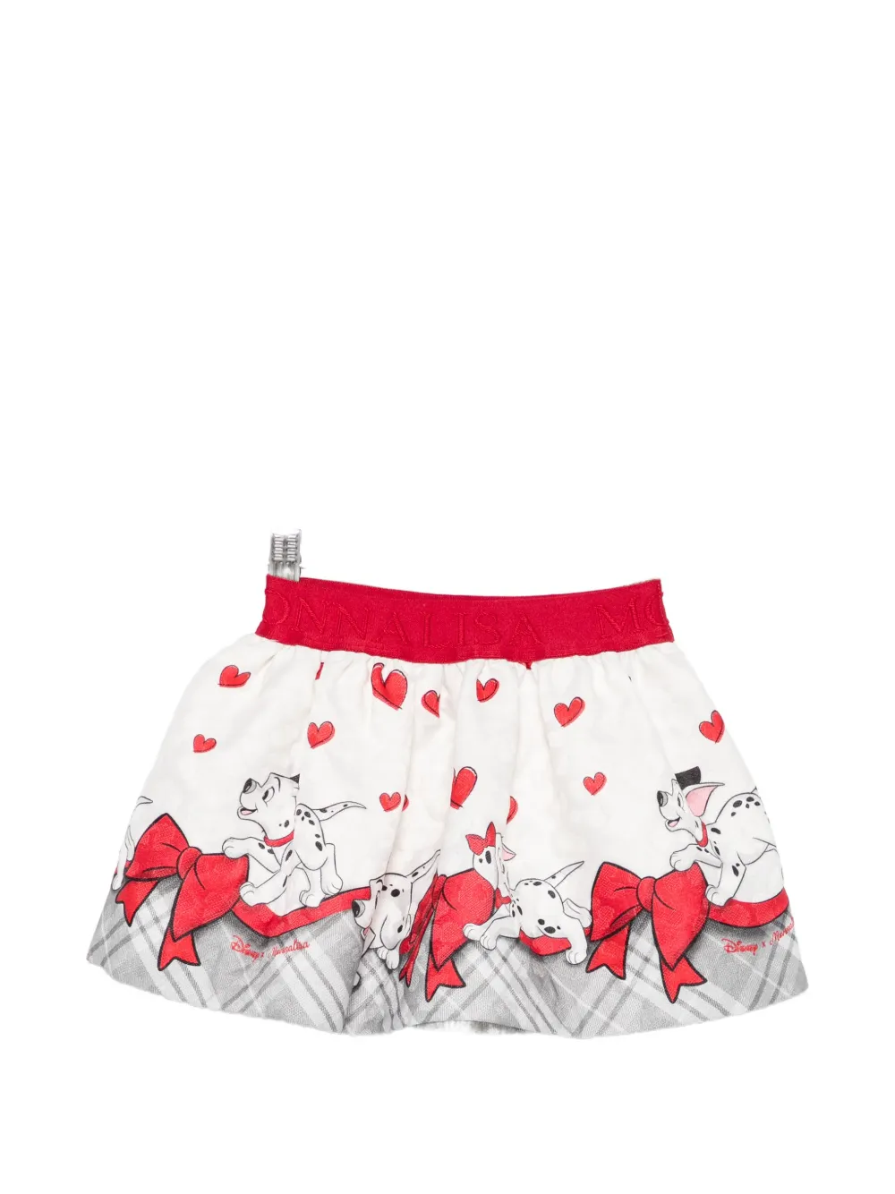 Monnalisa graphic-print flared skirt - Bianco