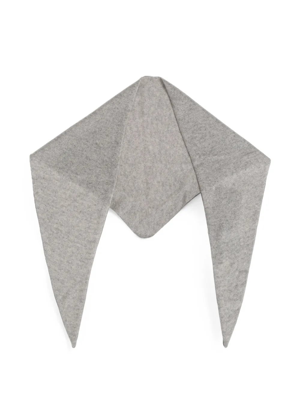 Lisa Yang Florianne triangular scarf - Grau