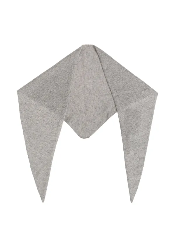 Lisa Yang Florianne Triangular Scarf in Grey