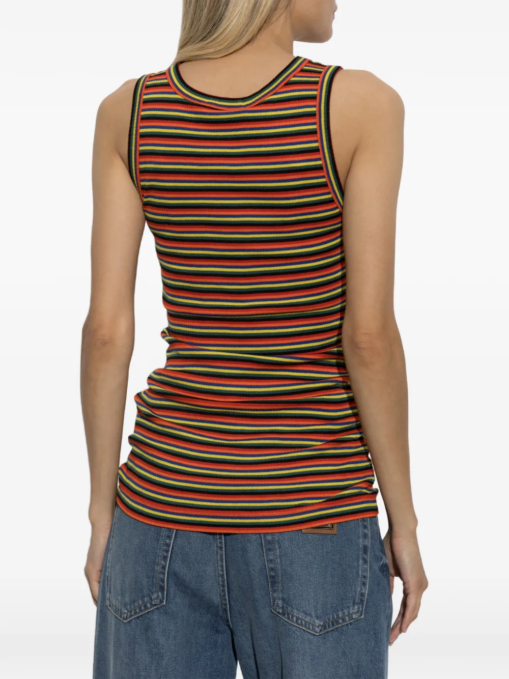 Dolce & Gabbana striped-pattern top Oranje