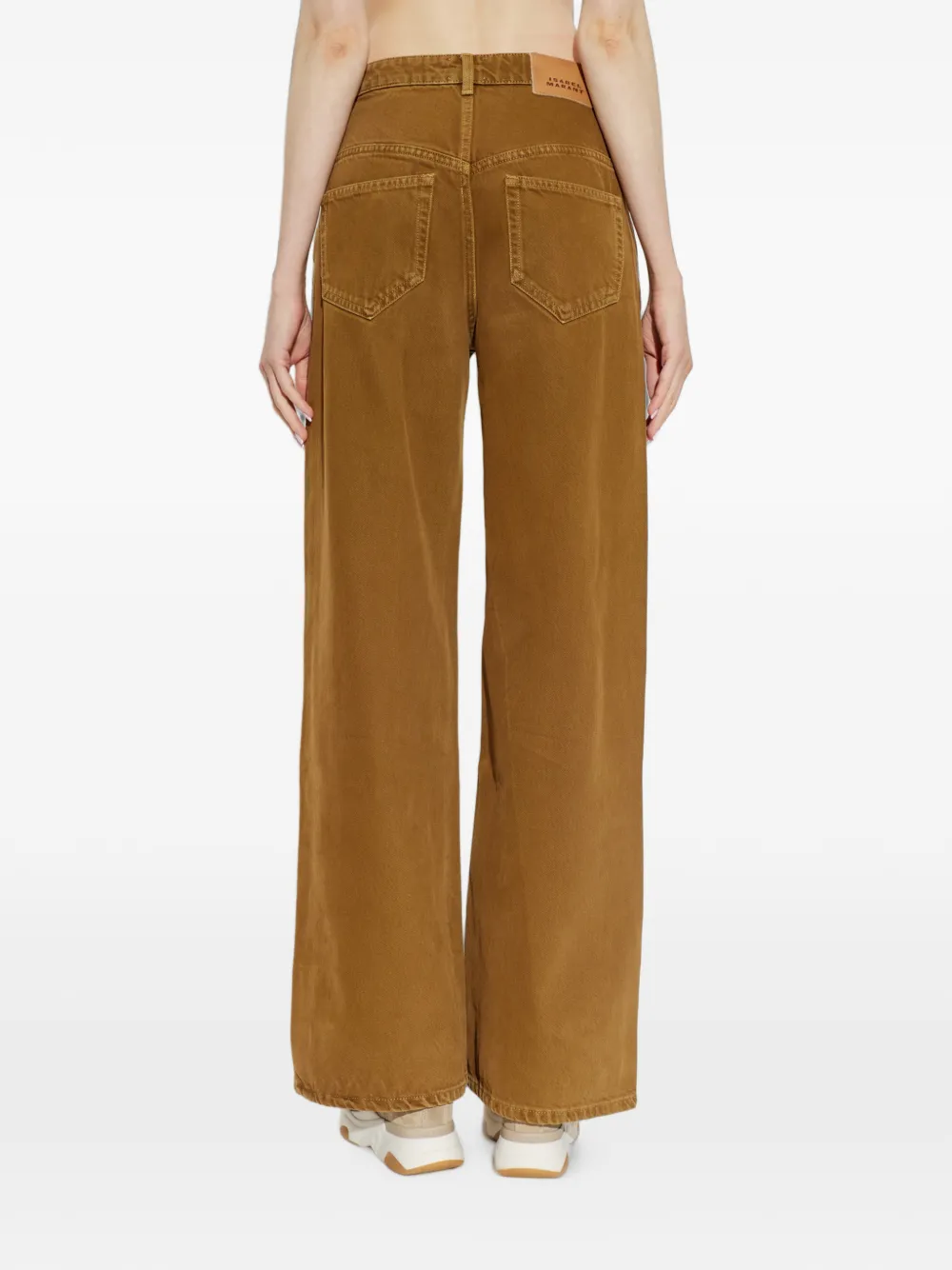 ISABEL MARANT Lemony wide-leg jeans Bruin