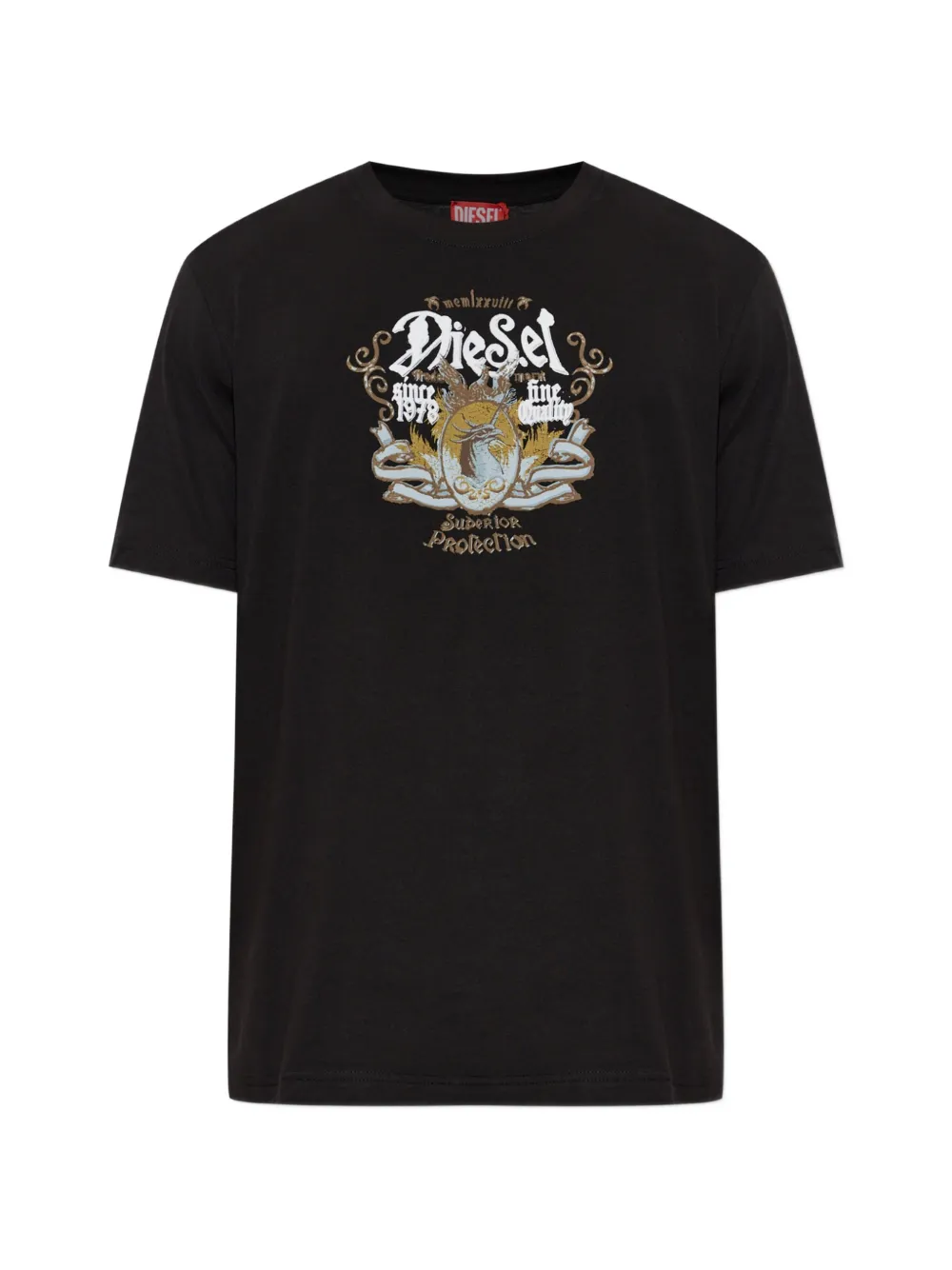 Diesel graphic-print T-shirt - Nero