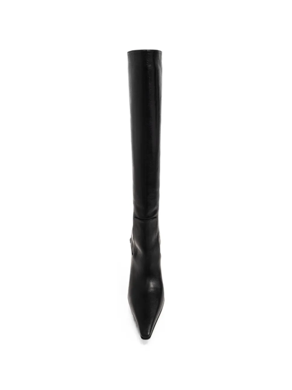 DSQUARED2 pointed-toe zip-fastening knee-high boots Zwart