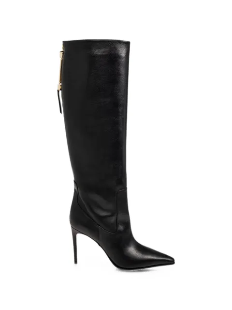 DSQUARED2 pointed-toe zip-fastening knee-high boots
