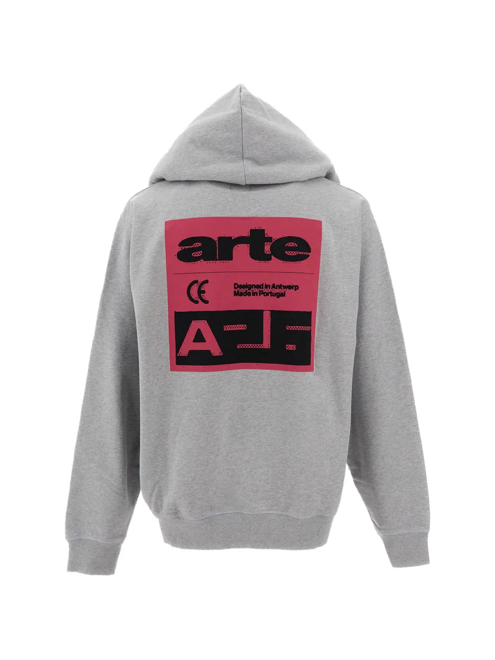 Arte Antwerp logo-print drawstring hoodie Grijs